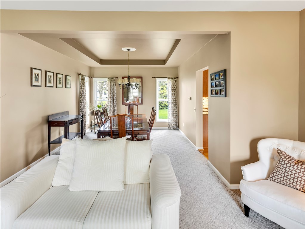 8 Claridge Circle Penfield, NY 14580 - Photo 7 of 47 Living room - dining room shared space.