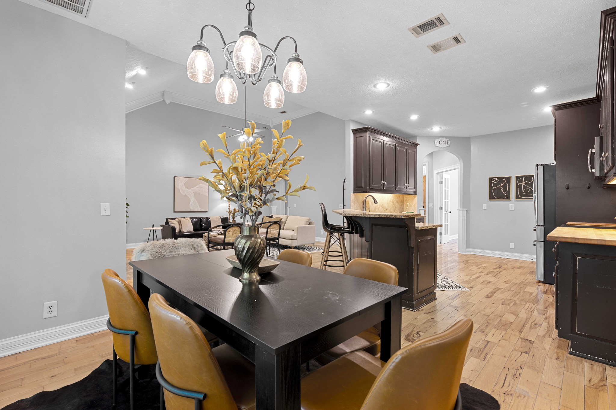 7339 Chowning Road Springfield, TN 37172 - Photo 23 of 57 a view of a dining room with furniture and wooden floor