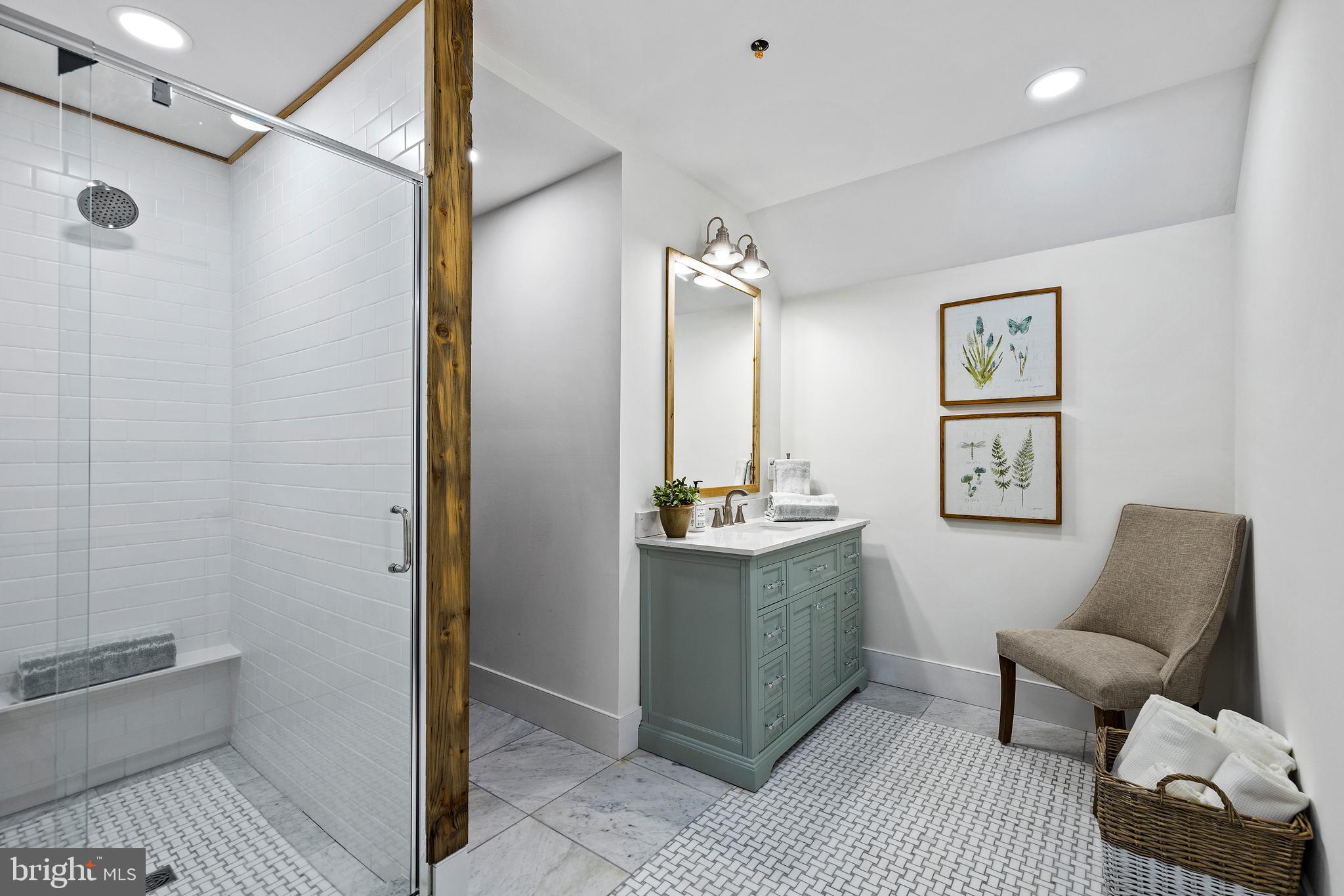 2235 Traceys Store Road Parkton, MD 21120 - Photo 42 of 65 Lovely ensuite with Carrara basketweave flooring