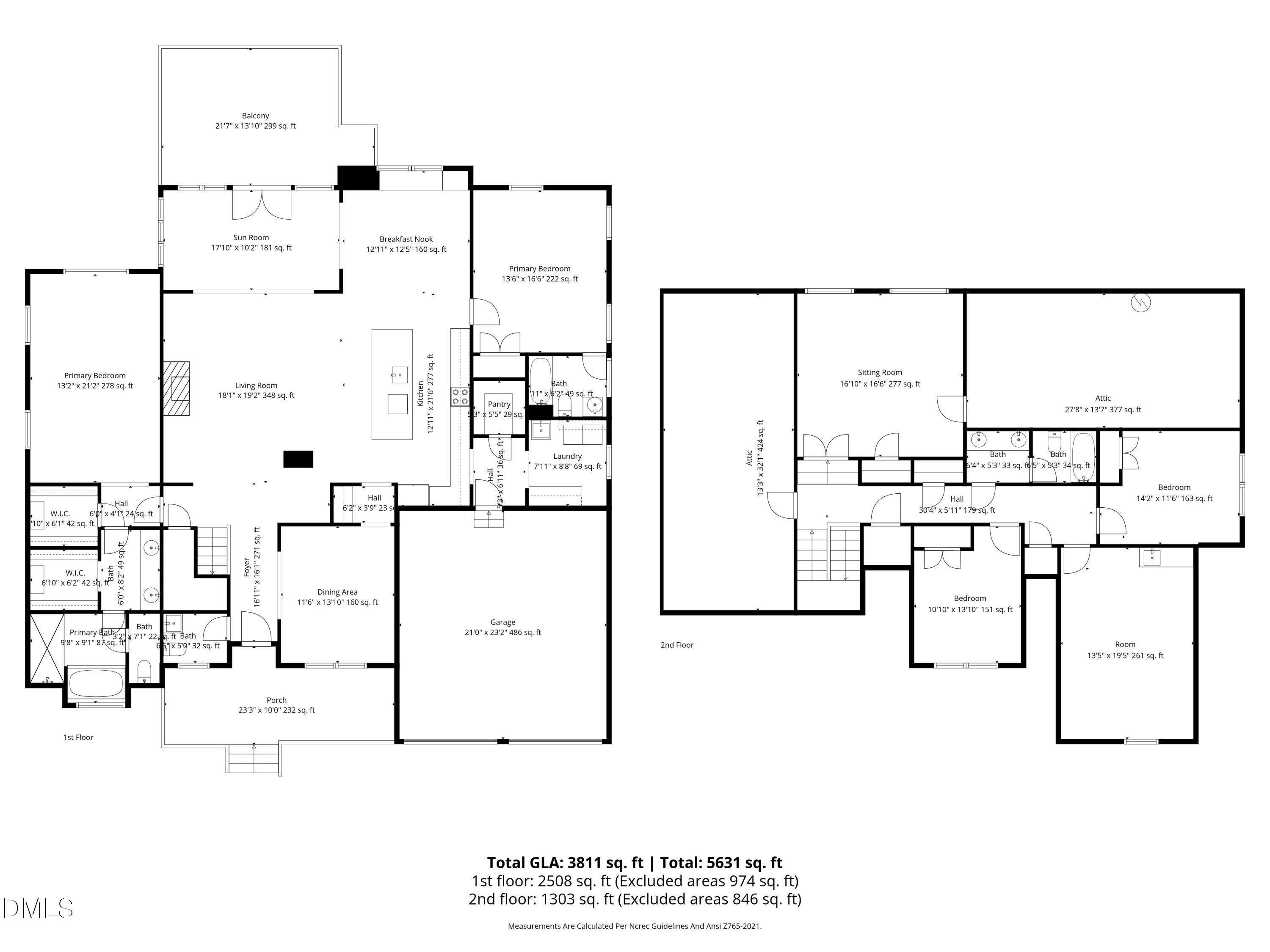 1924 Ridge Road Raleigh, NC 27607 - Photo 7 of 7 Floor plan - 1924 Ridge Rd