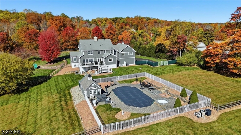 9 Doefield Road Califon, NJ 07830 - Photo 5 of 32 an aerial view of a house