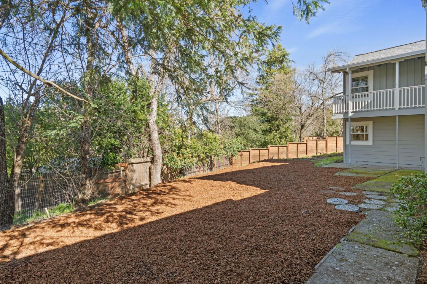 3368 Johnson Road Lafayette, CA 94549 - Photo 40 of 50 a view of a yard with plants and trees