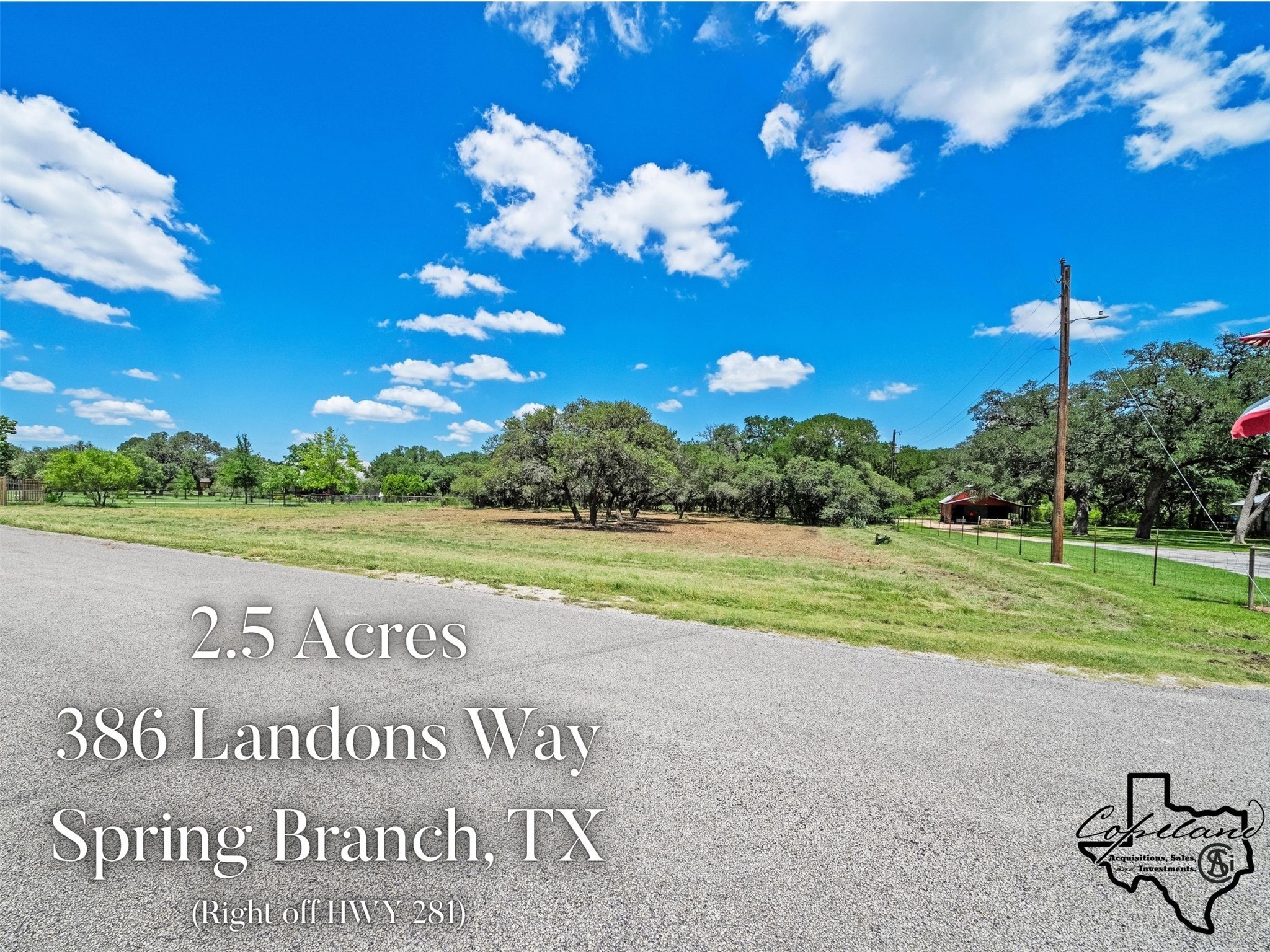 386 Landons Way Spring Branch, TX 78070 - Photo 1 of 10 a view of an outdoor space