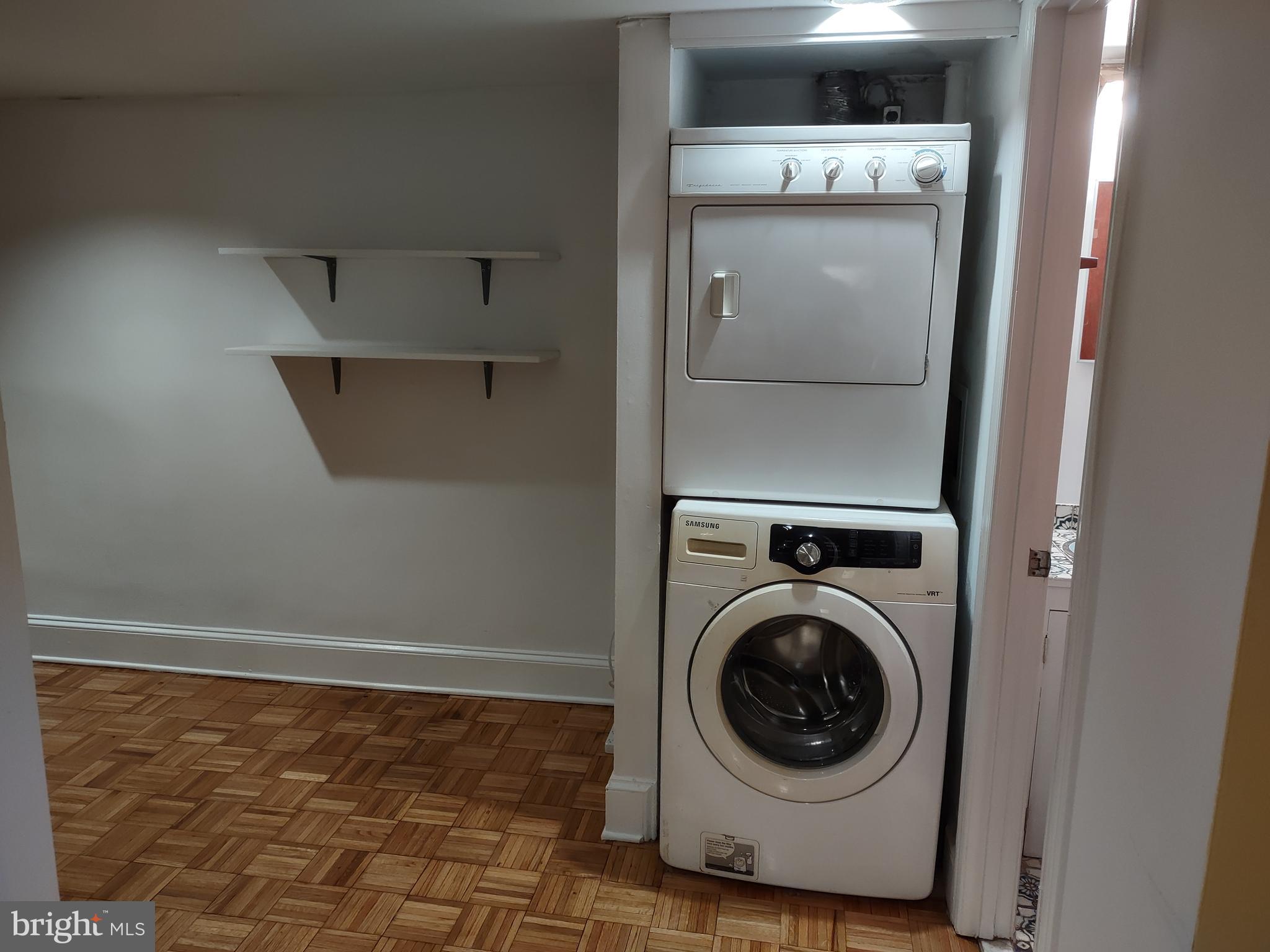 810 D Street Southeast, Unit B Washington, DC 20003 - Photo 12 of 26 a utility room with a washer and dryer