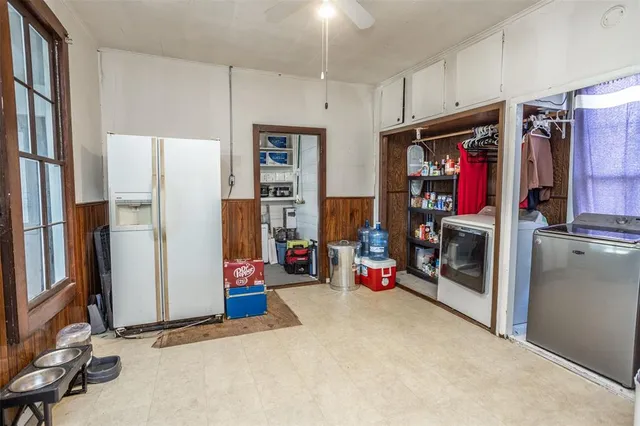 a room with storage and utility