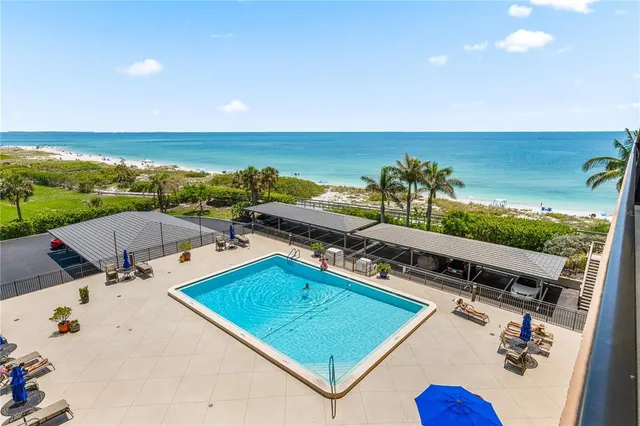 a view of an ocean from a balcony