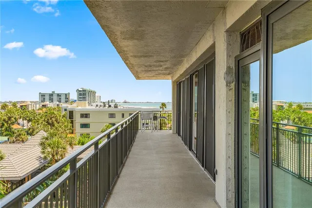 a view of an ocean and beach