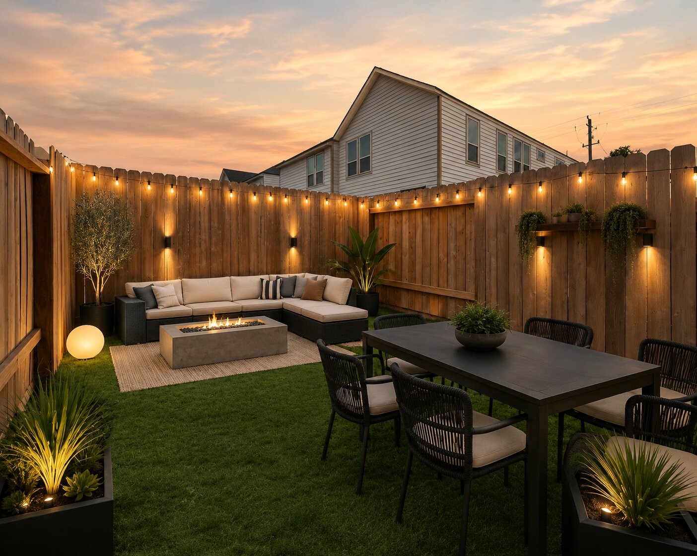 8023 Cora Street, Unit B Houston, TX 77088 - Photo 20 of 21 Virtually staged private yard.