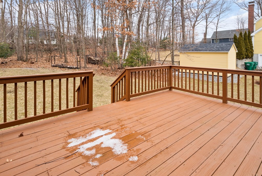 246 Morgan Road Whitinsville, MA 01588 - Photo 25 of 28 a view of a wooden deck