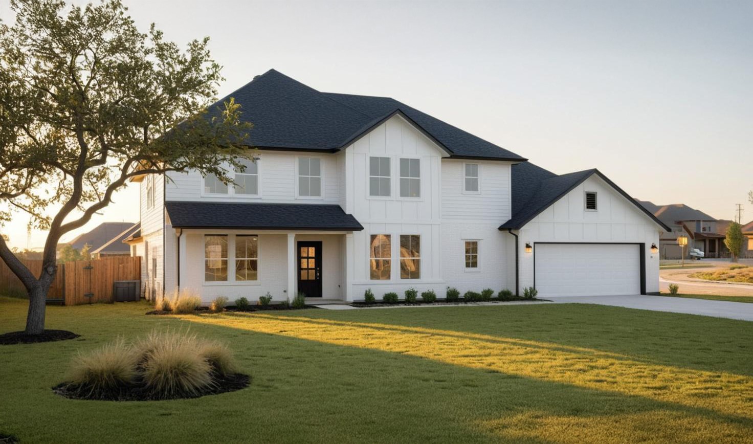 13613 Armstrong Street Conroe, TX 77303 - Photo 1 of 35 Rendering of Amarillo exterior elevation. Colors and features may differ from shown representation.