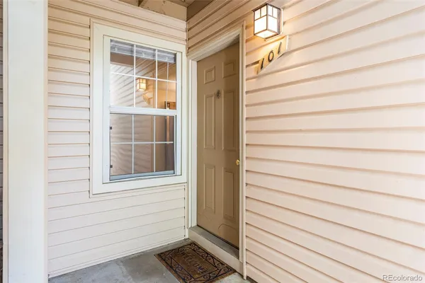 a view of front door