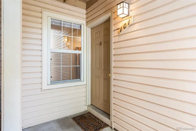 a view of front door