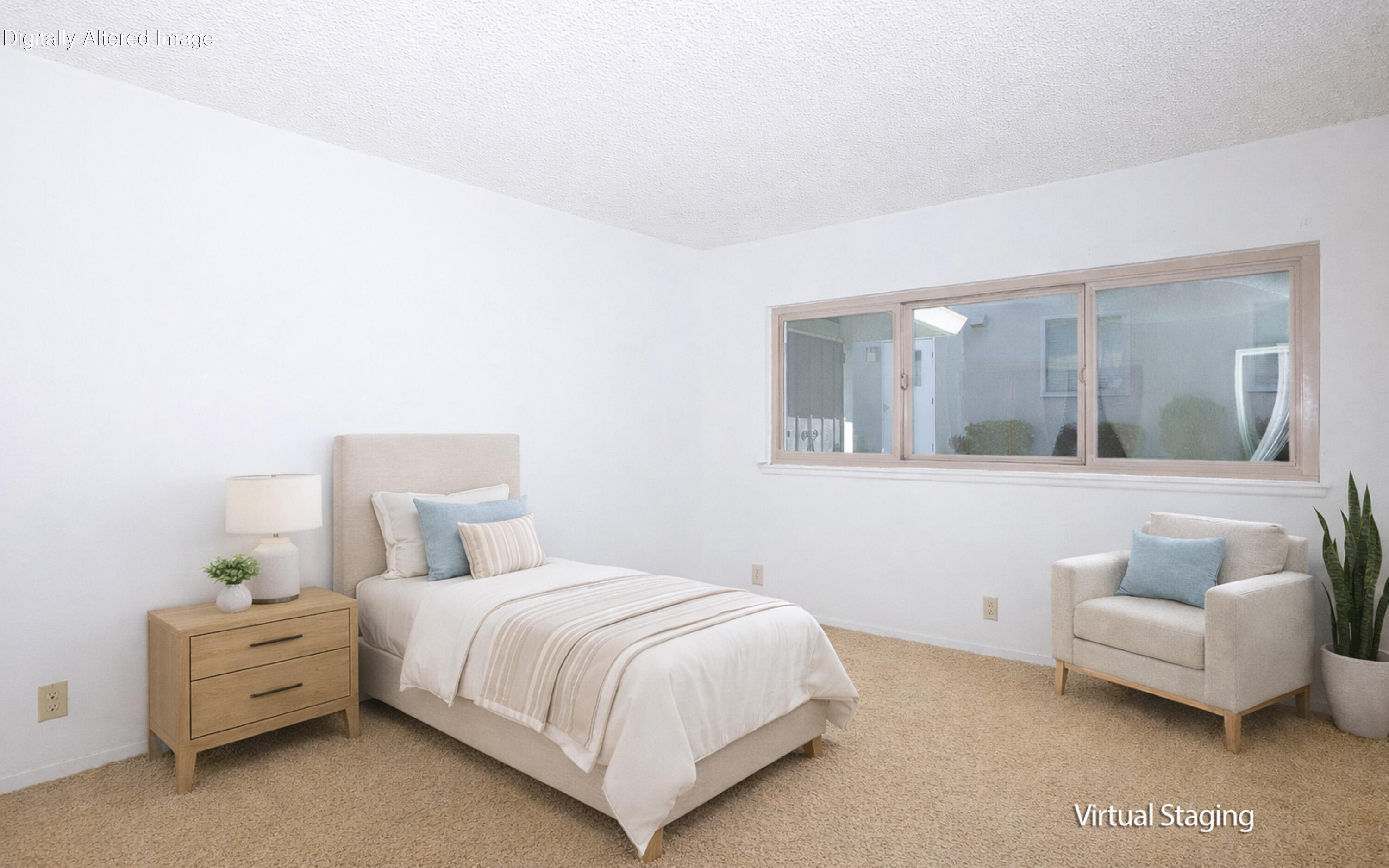 5910 Via Real, Unit 1 Carpinteria, CA 93013 - Photo 12 of 29 Virtually Staged Bedroom 2