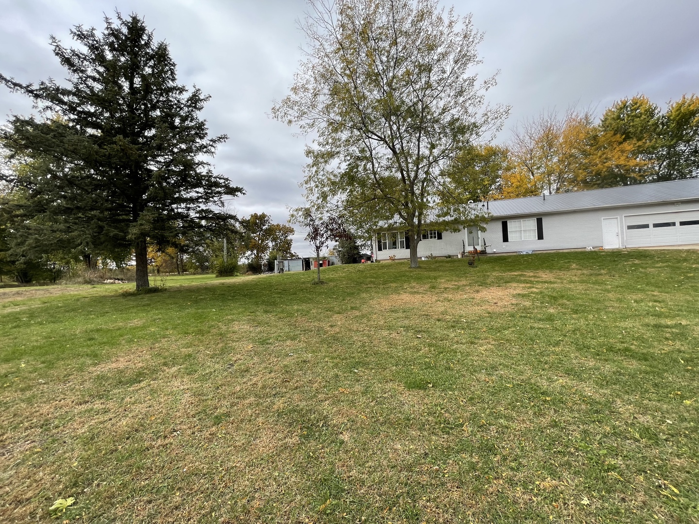 799 Searls Road Amboy, IL 61310 - Photo 3 of 23 a view of a yard with a house