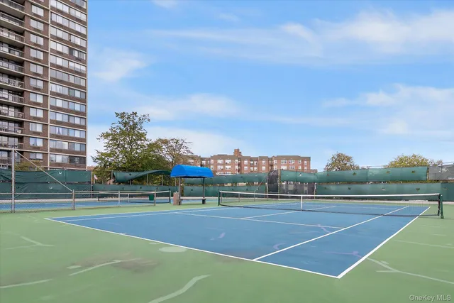 a view of tennis court