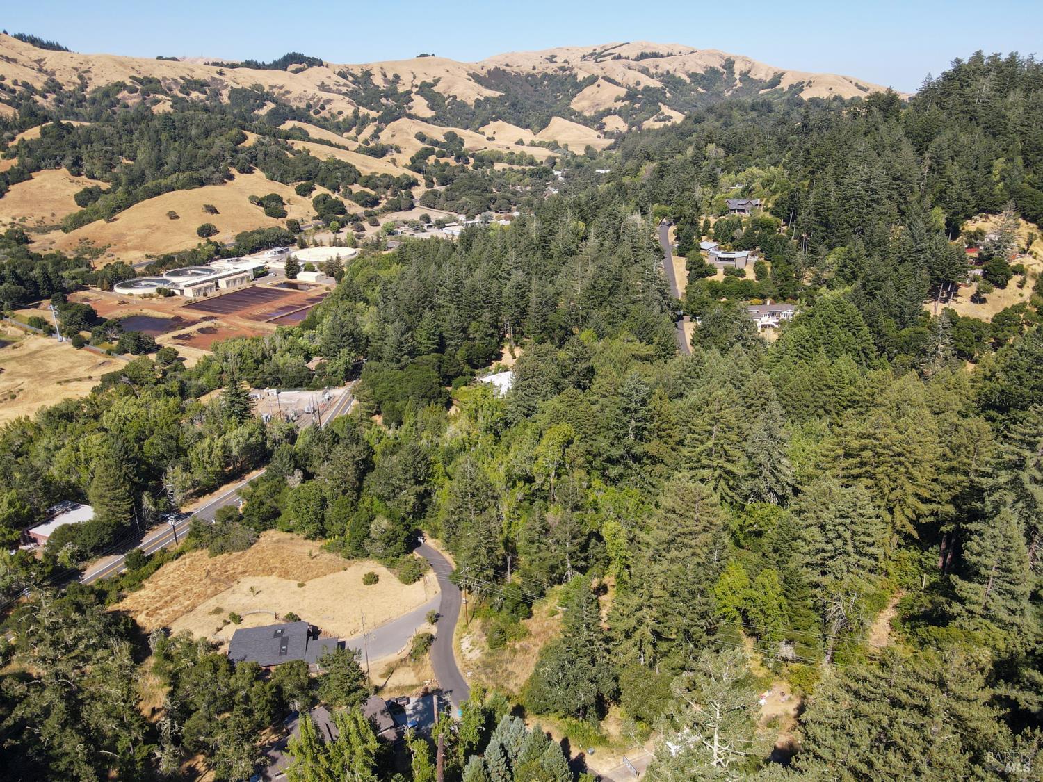 1 Meadow View Lane San Geronimo, CA 94963 - Photo 6 of 17 an aerial view of a house with a yard
