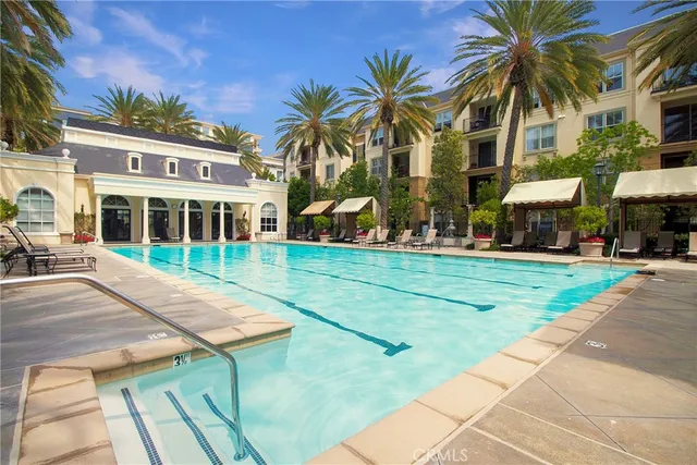 a view of a building with a yard