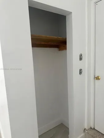 a close view of closet