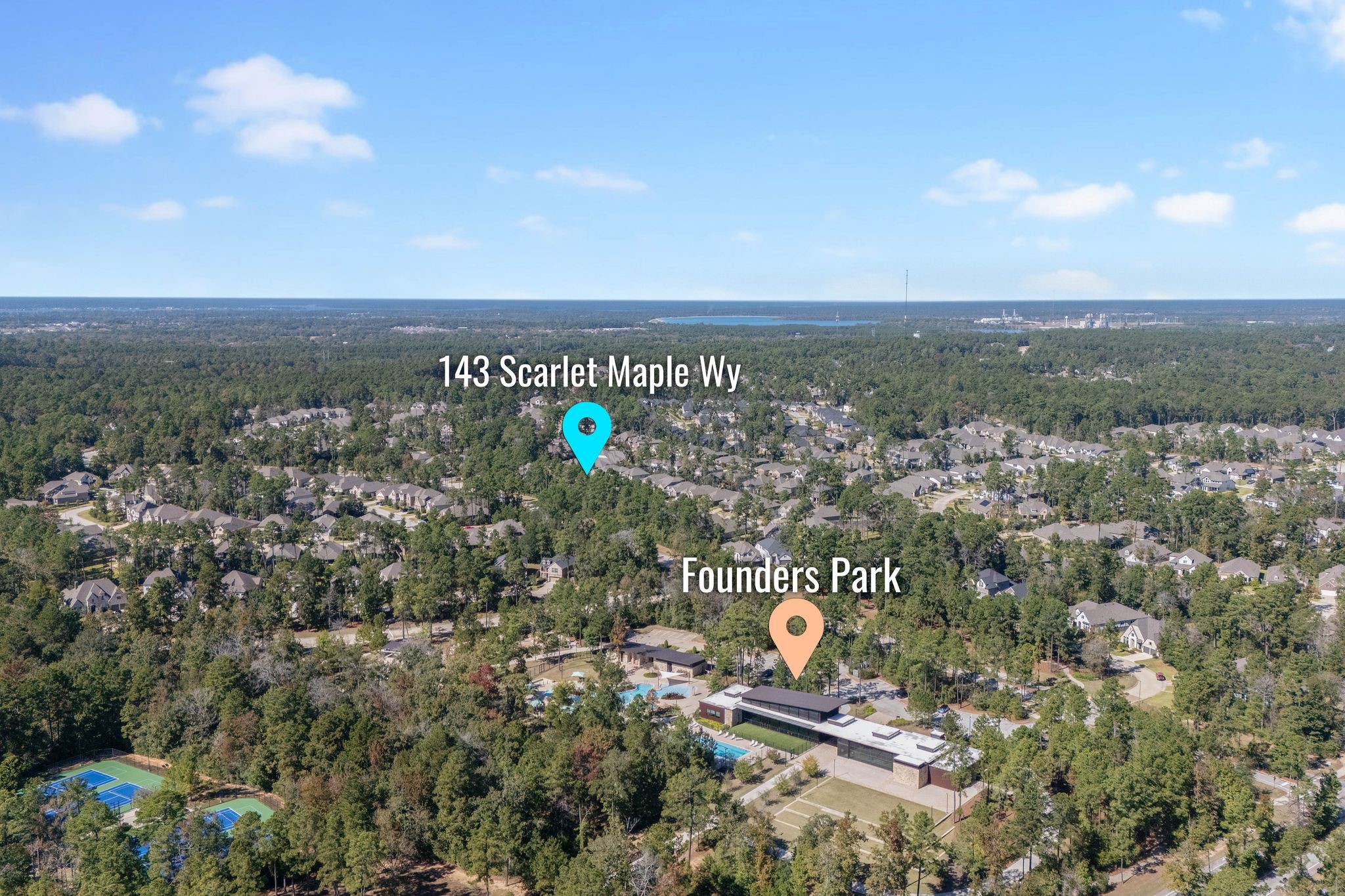 143 Scarlet Maple Way Conroe, TX 77318 - Photo 26 of 28 Community center within walking distance from your home.