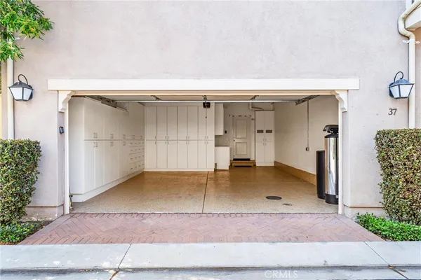 a view of a storage in a room