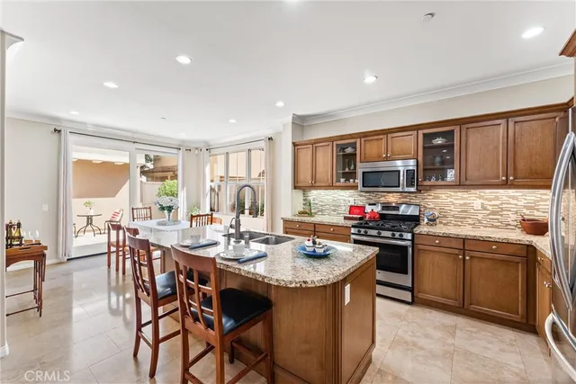 a view of a livingroom with furniture and a window
