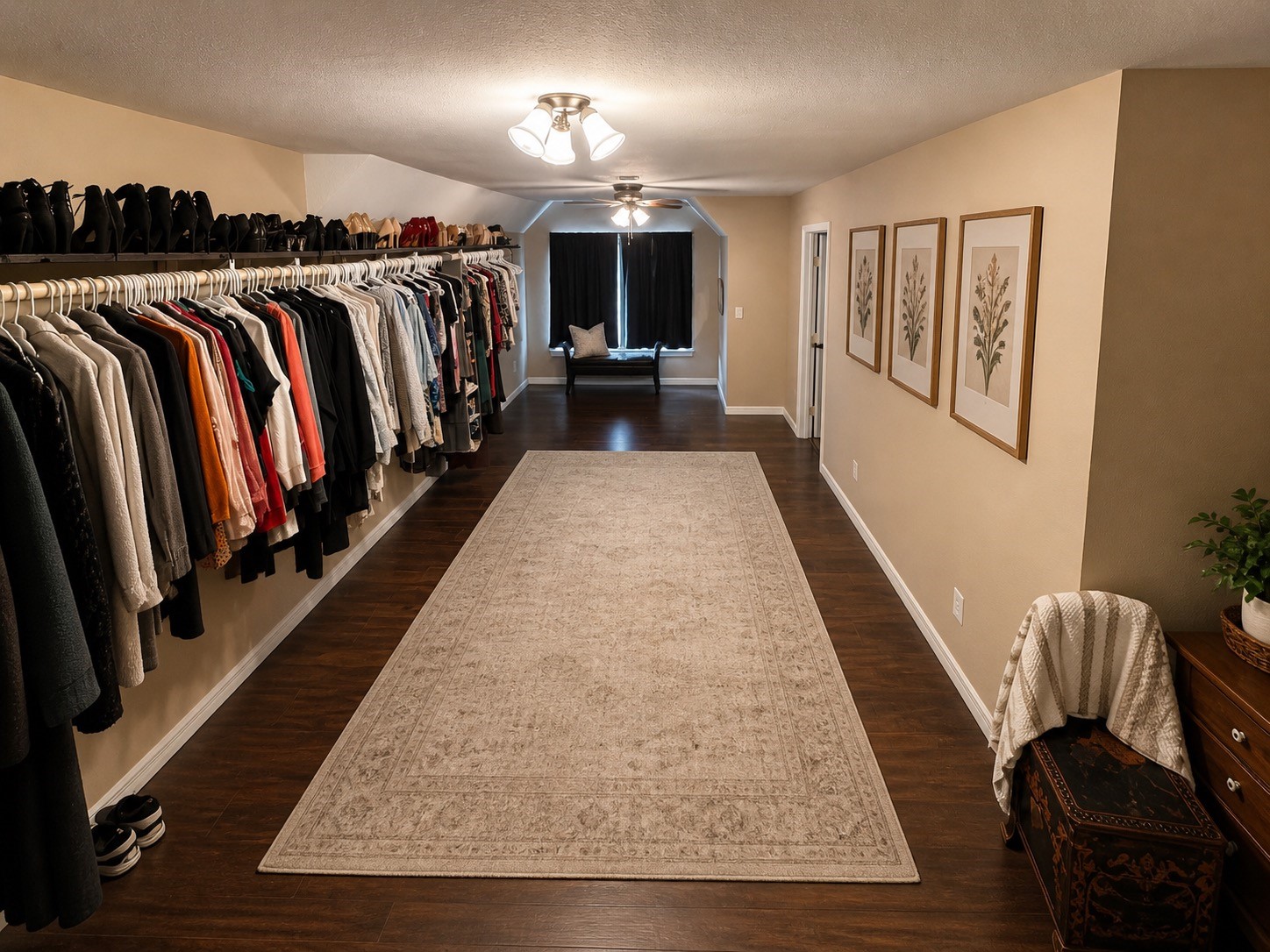 9012 Cooks Lake Road Lumberton, TX 77657 - Photo 23 of 36 a view of a hallway with wooden floor and couches