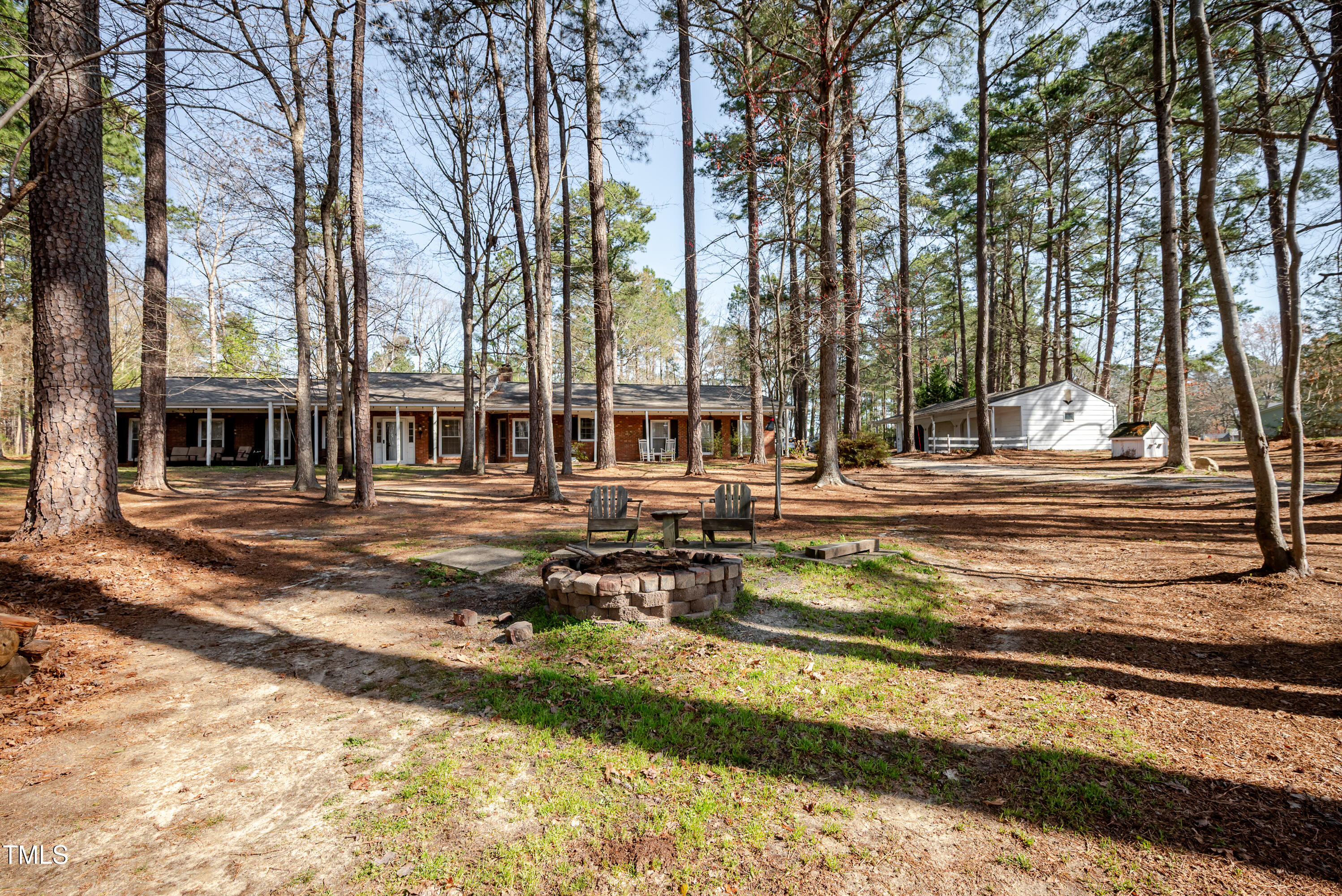 4105 Lassiter Road Wake Forest, NC 27587 - Photo 18 of 50 a view of a fountain in middle of the house