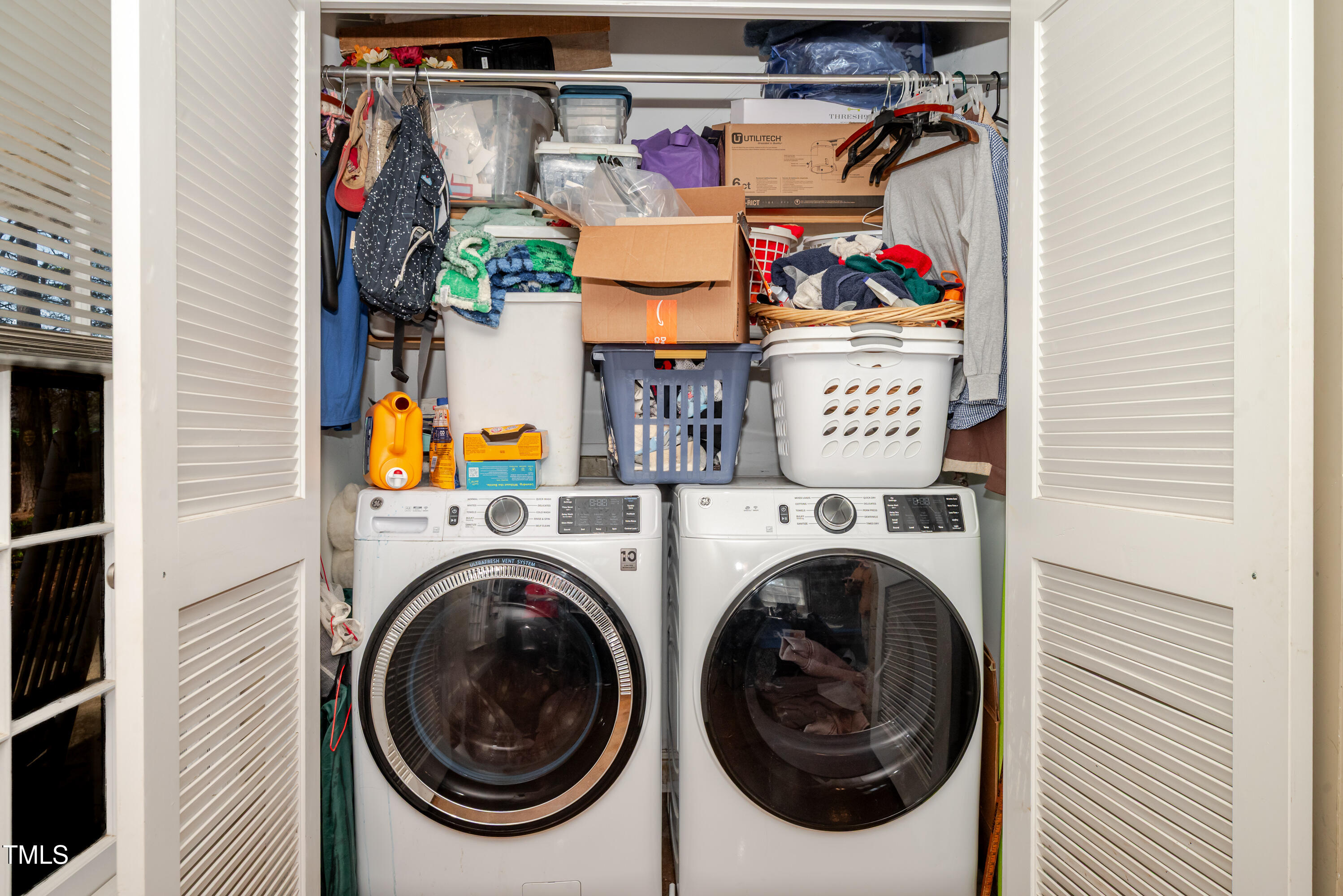 4105 Lassiter Road Wake Forest, NC 27587 - Photo 31 of 50 a utility room with dryer and washer