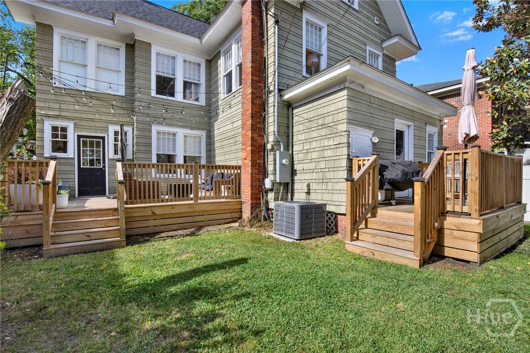 208 East 48th Street Savannah, GA 31405 - Photo 45 of 50 Back of the home with two new decks.