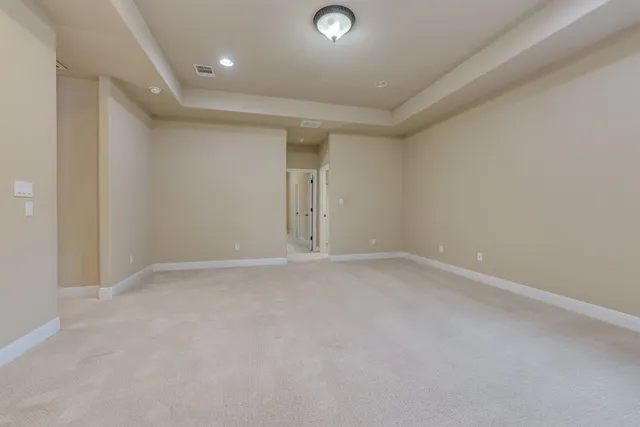 an empty room with window