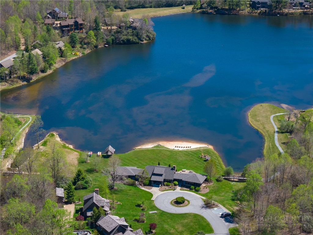 Owls Brow Ridge Blowing Rock, NC 28605 - Photo 7 of 32 an aerial view of a house with swimming pool and outdoor seating