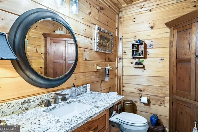 a room with furniture and a chair