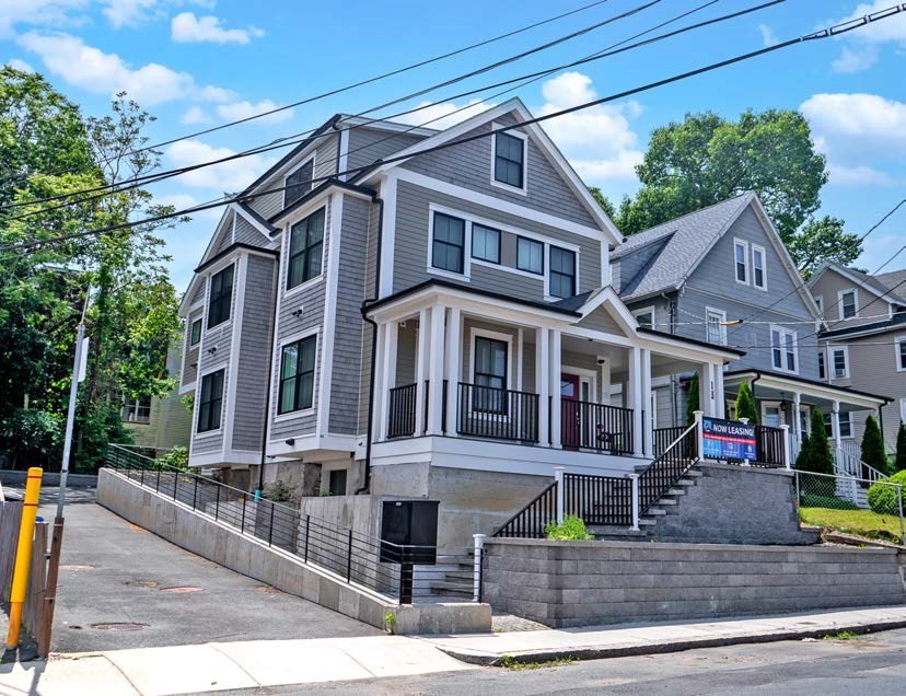 13 Greylock Road Boston, MA 02134 - Photo 3 of 17 a front view of residential houses with yard