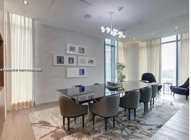 480 Northeast 31st Street, Unit 902 Miami, FL 33137 - Photo 32 of 33 a view of a dining room with furniture window and outside view