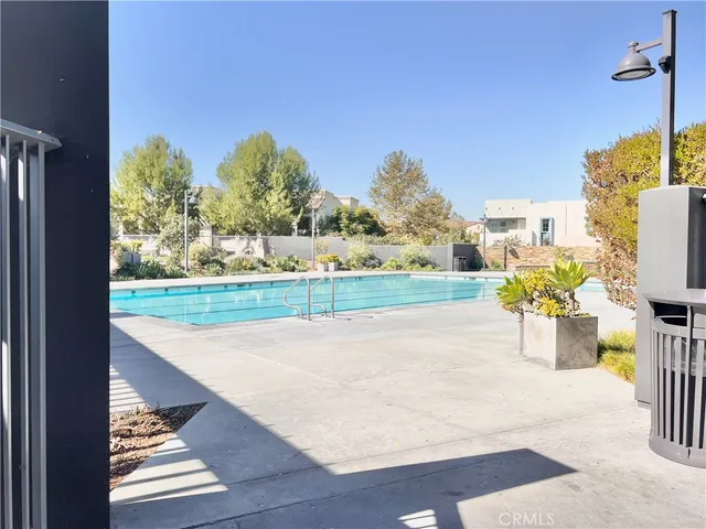 a view of outdoor space with garden and plants