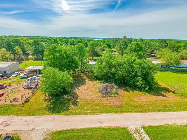 a view of a garden with an outdoor space