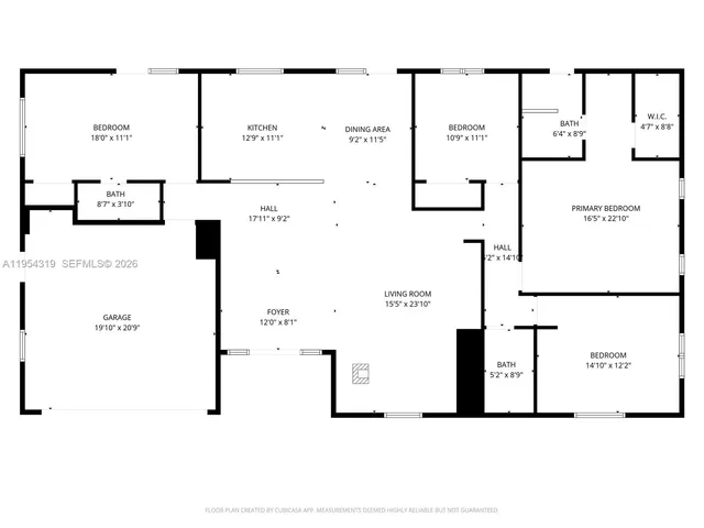 a picture of a floor plan