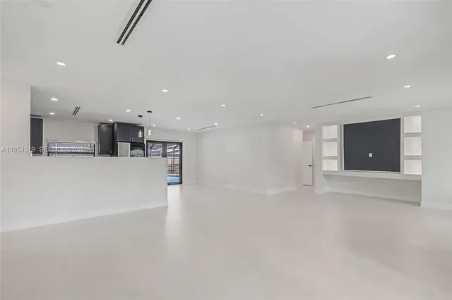 a view of an empty room