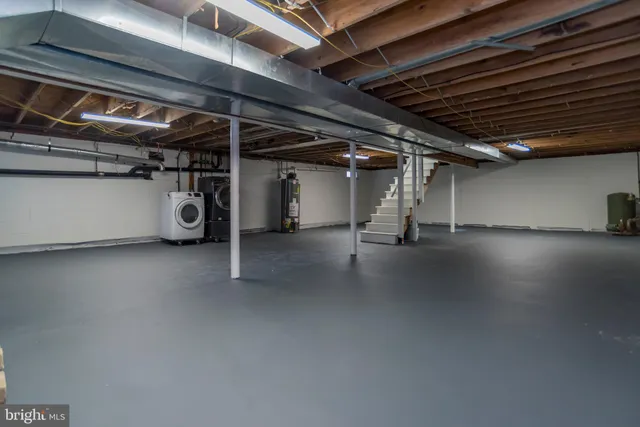 a view of a storage room