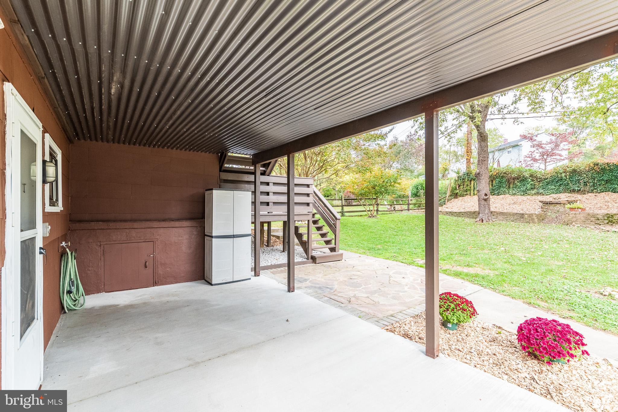 9109 Orbitan Road Baltimore, MD 21234 - Photo 19 of 47 Covered Concrete Patio Area