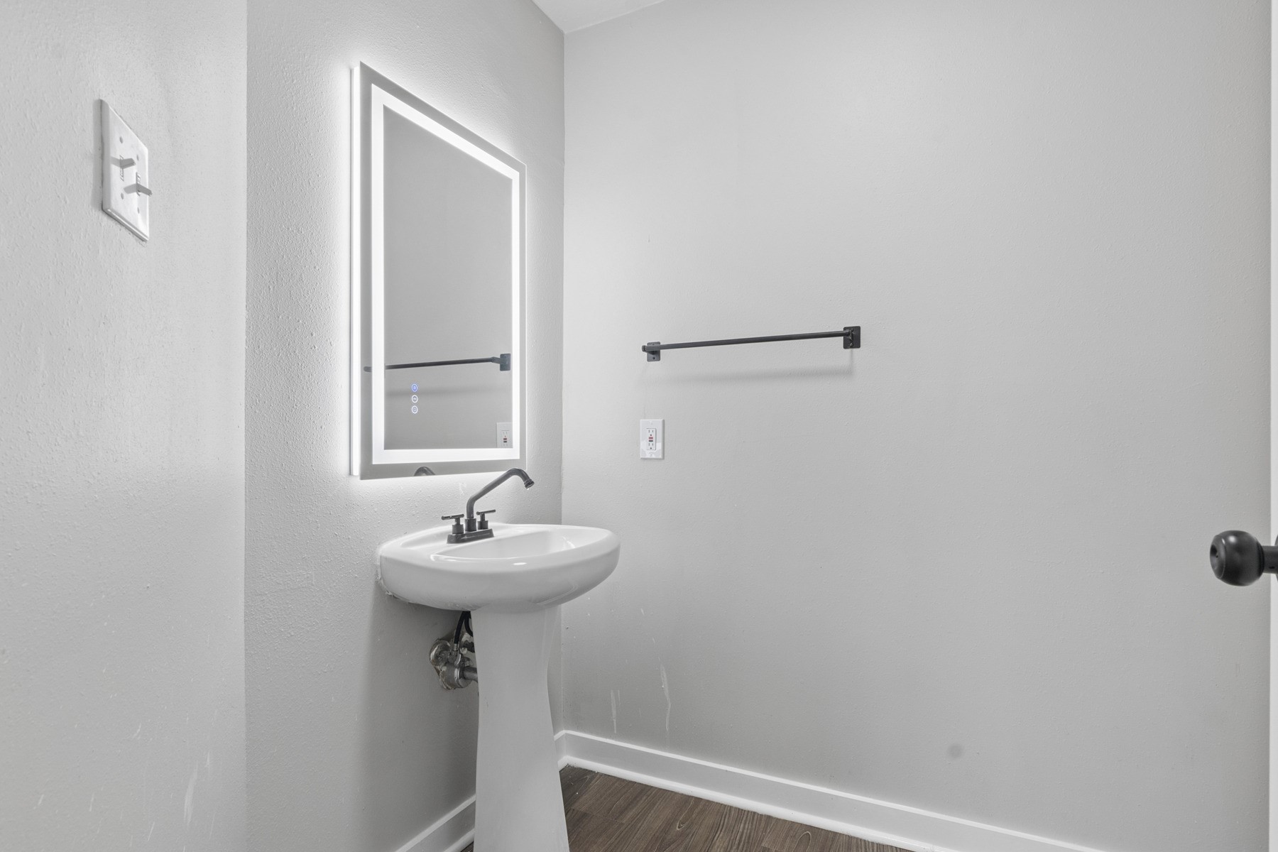 14211 Brunswick Point Lane Houston, TX 77047 - Photo 8 of 17 Half bath with LED mirror for everyday glam