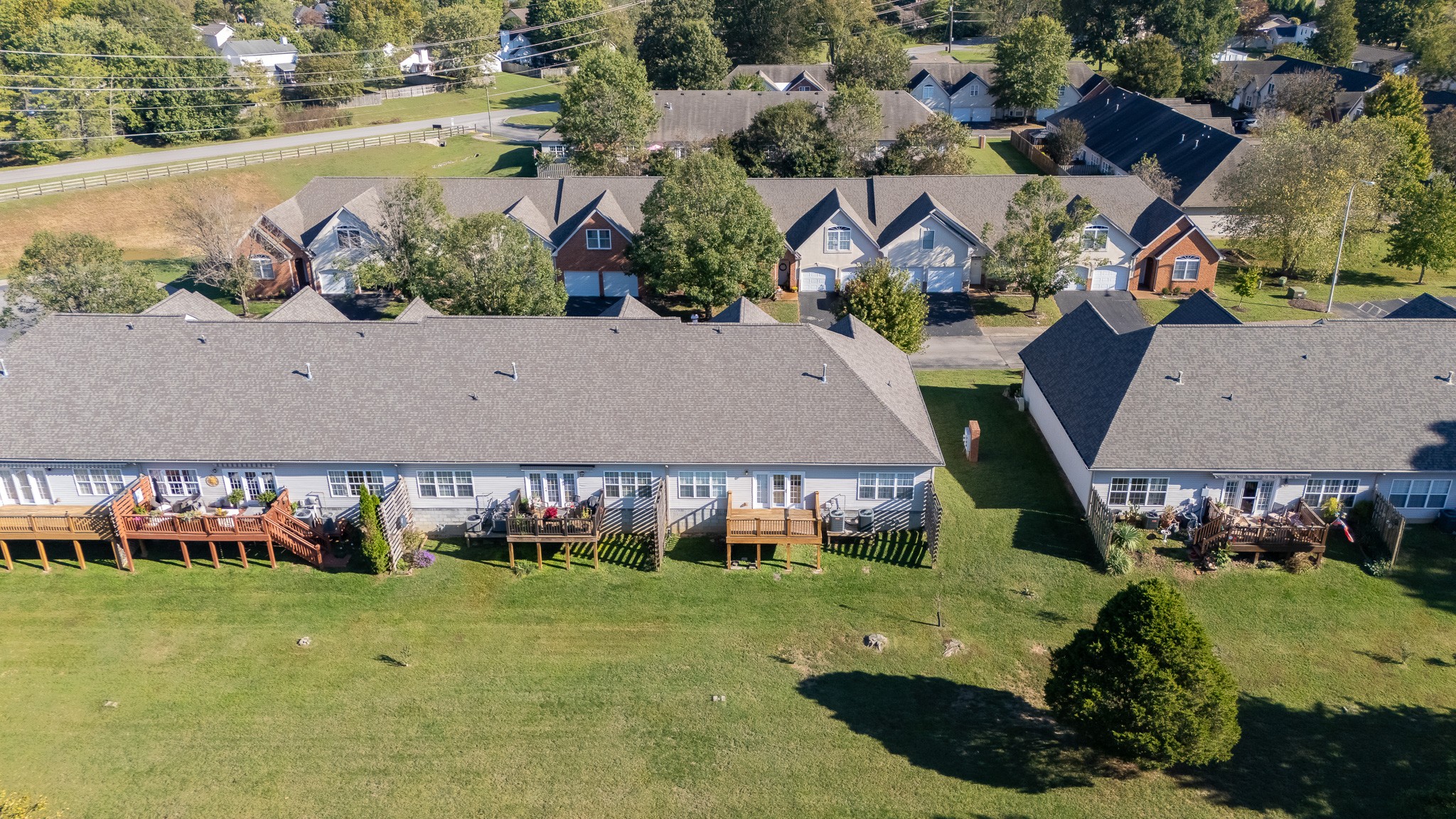 2521 Pennington Bend Road, Unit 119 Nashville, TN 37214 - Photo 46 of 47 an aerial view of a house with garden space and lake view