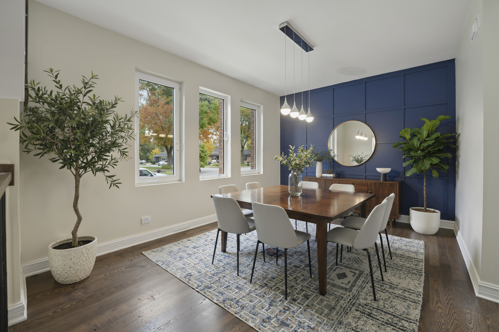1133 Fortuna Avenue Park Ridge, IL 60068 - Photo 9 of 41 a view of a dining room with furniture window and wooden floor