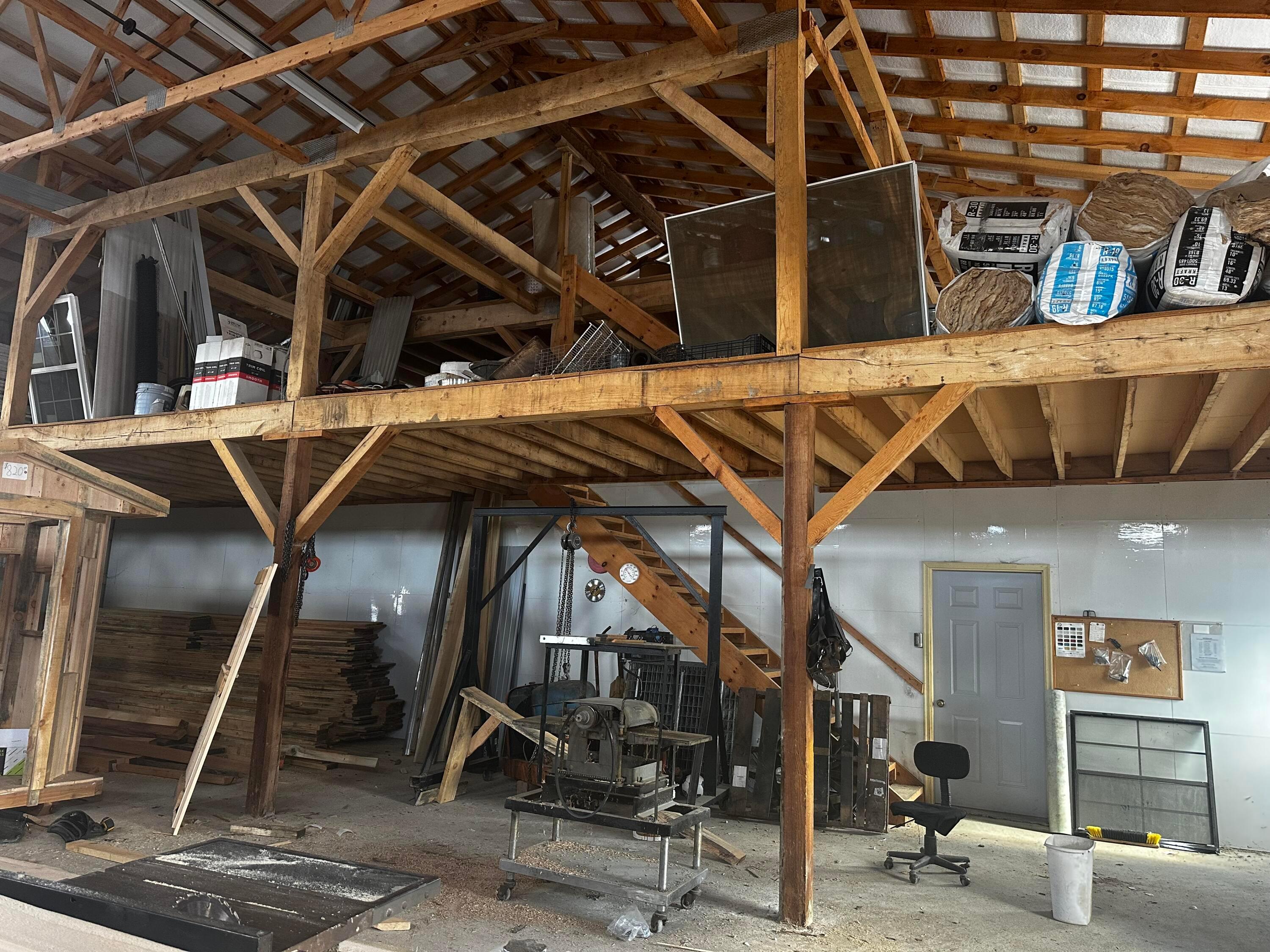 623 Flag Dale Road South Junction City, OH 43748 - Photo 12 of 27 Woodshop Barn Inside