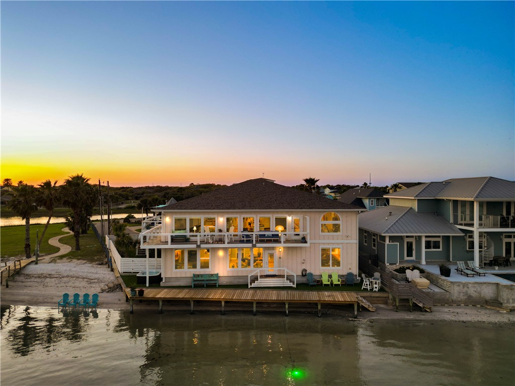 13 Sea Shell Shores Rockport, TX 78382 - Photo 5 of 40 a view of house with ocean view