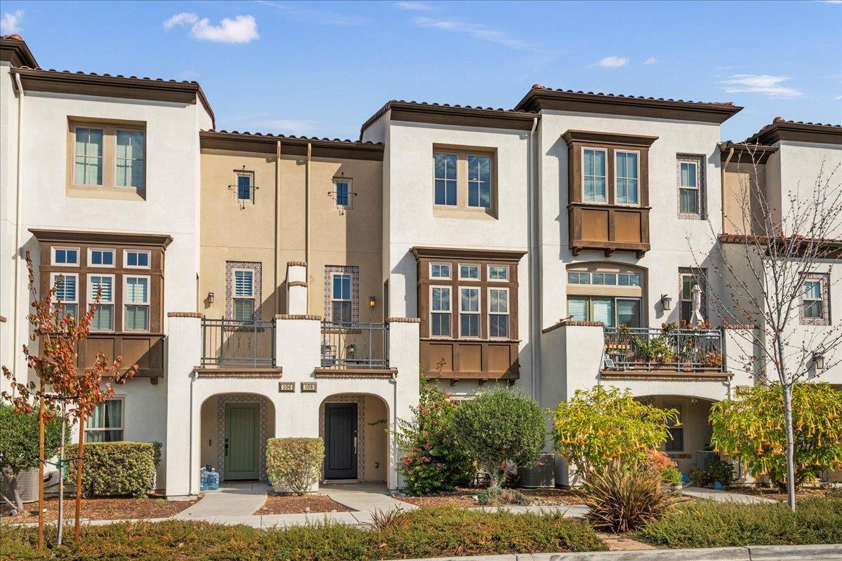 108 Evandale Avenue Mountain View, CA 94043 - Photo 1 of 1 a front view of residential houses with yard