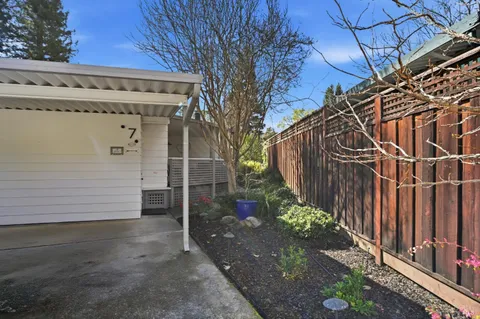 a view of a pathway of a house
