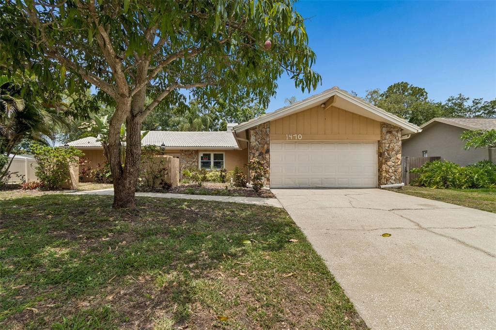 1470 Burnham Lane Dunedin, FL 34698 - Photo 1 of 42 front view of a house with a yard