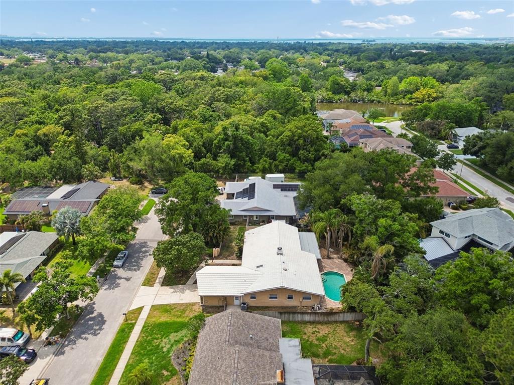 1470 Burnham Lane Dunedin, FL 34698 - Photo 42 of 42 an aerial view of a house with a yard