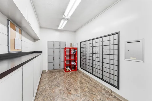 a view of a storage & utility room